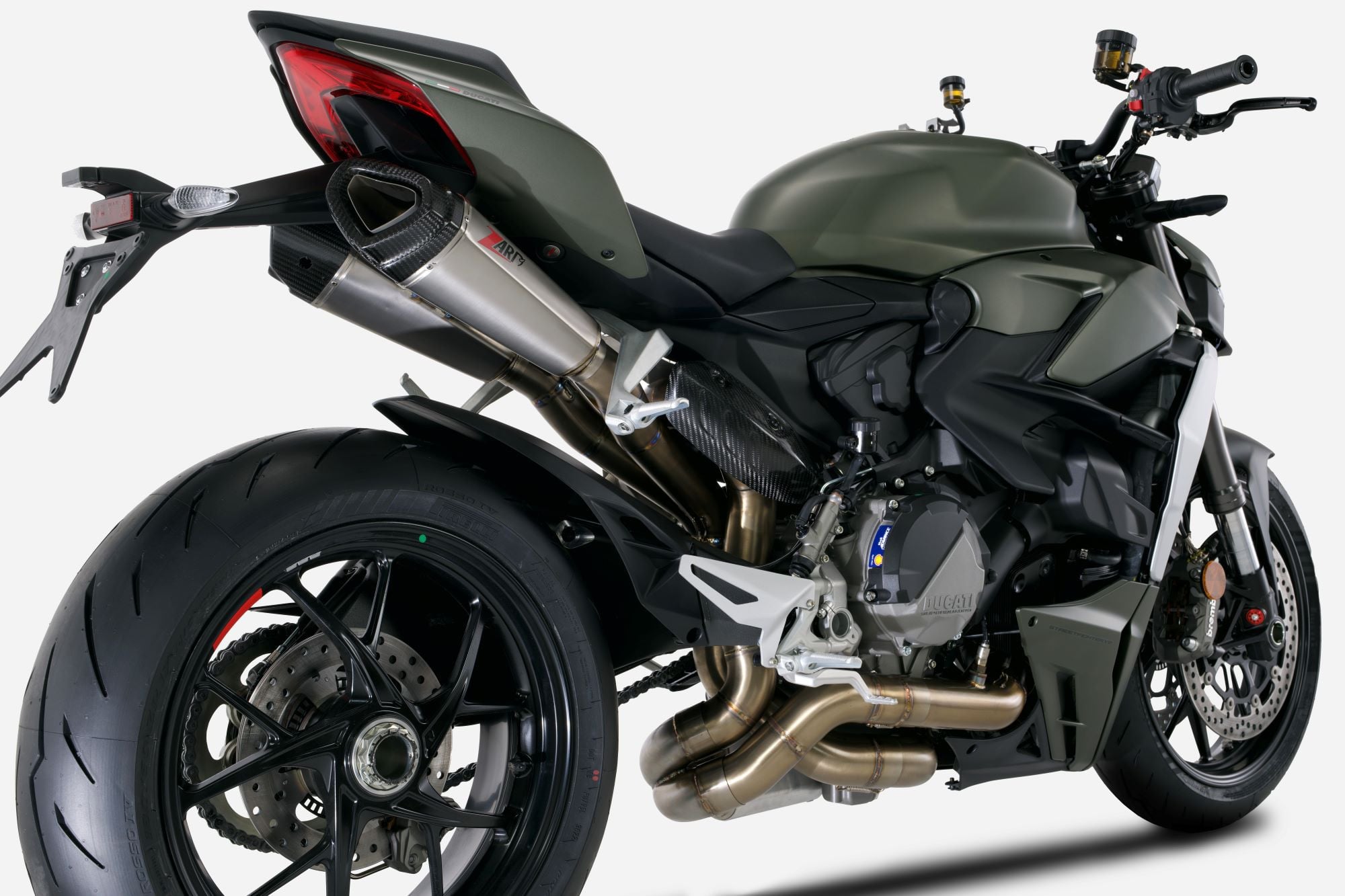 ZARD FULL EXHAUST SYSTEM TITANIUM RACING DUCATI STREETFIGHTER V2 2020-23