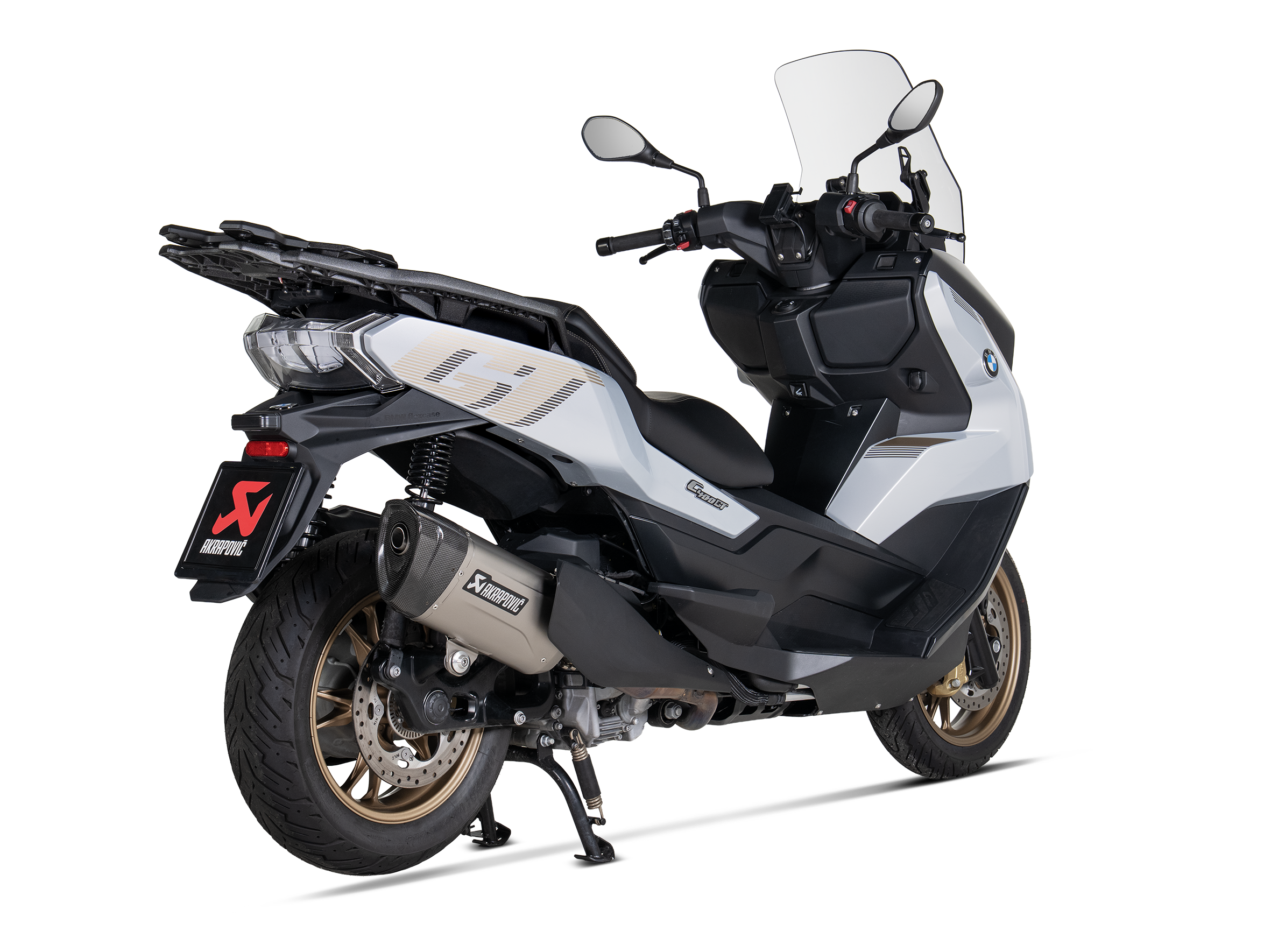 AKRAPOVIC TERMINALE TITANIO OMOLOGATO BMW C 400 X 2026 - AKRAPOVIC immagine 3