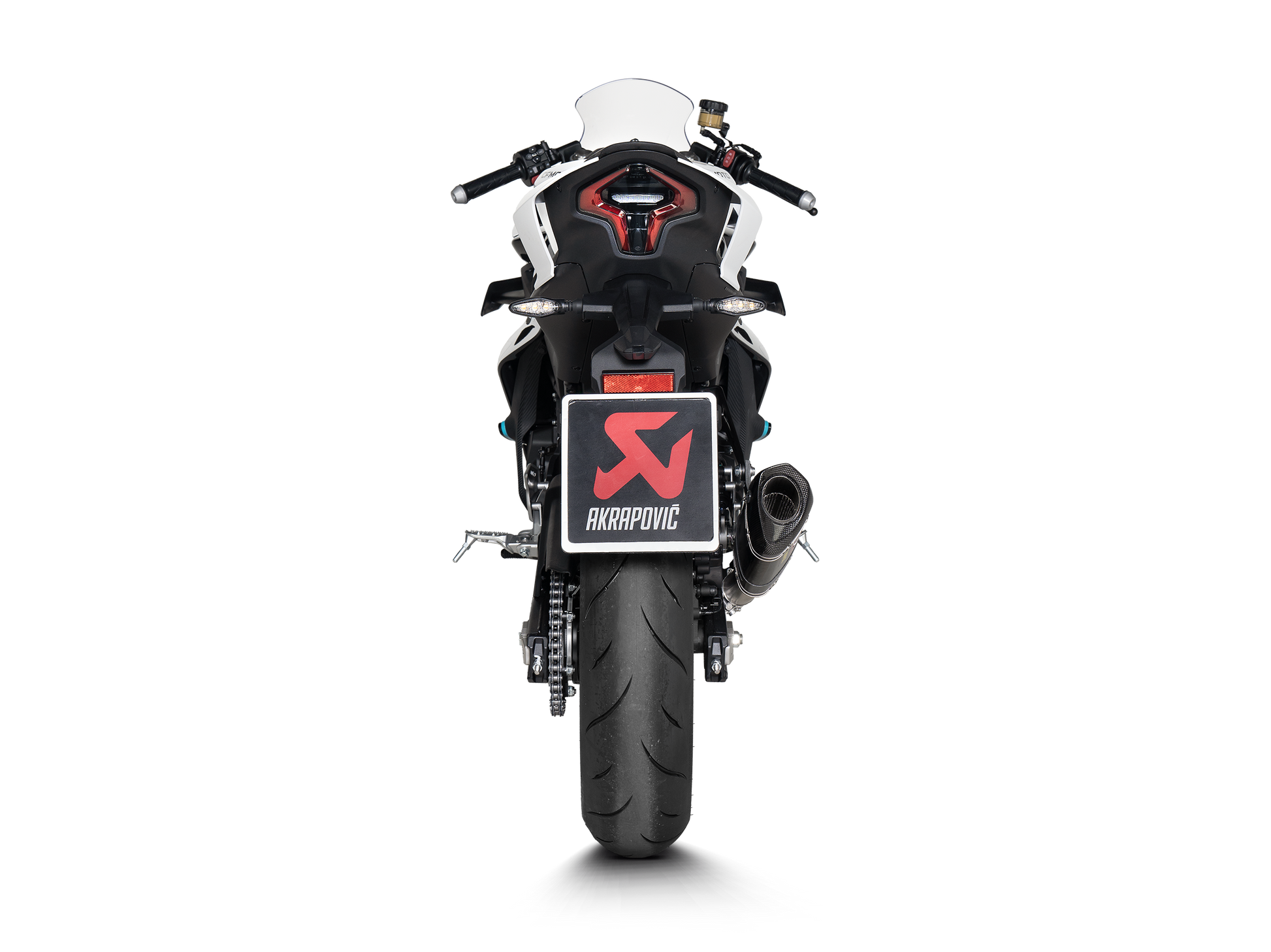 AKRAPOVIC TERMINALE CARBONIO RACING CFMOTO 450SR / 450NK 2025-26 - AKRAPOVIC immagine 4