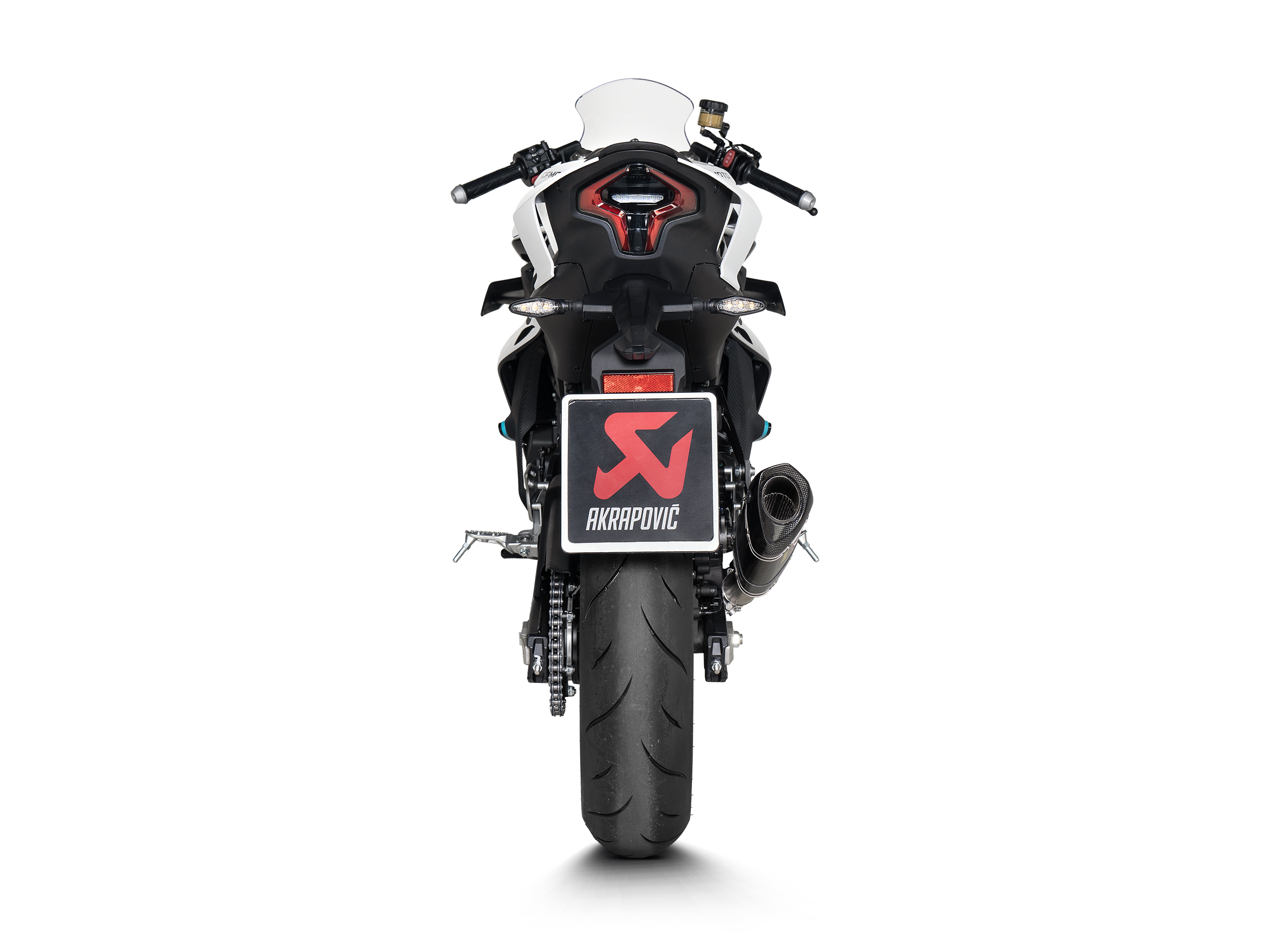 AKRAPOVIC TERMINALE CARBONIO RACING CFMOTO 450SR / 450NK 2025-26 - AKRAPOVIC immagine 4