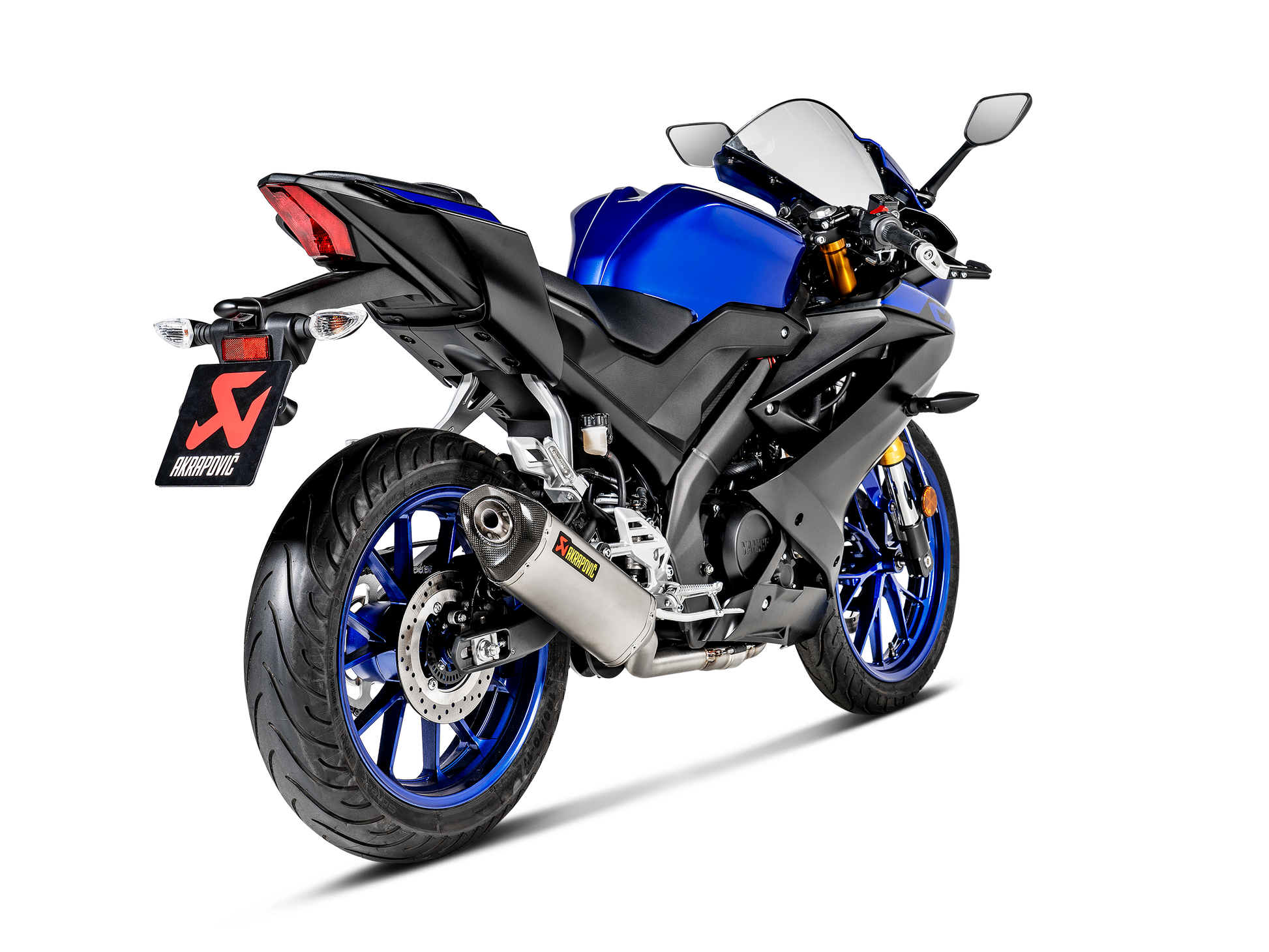 AKRAPOVIC SCARICO COMPLETO TITANIO RACING YAMAHA YZF R125 YZF R15 2019-20 - AKRAPOVIC immagine 3