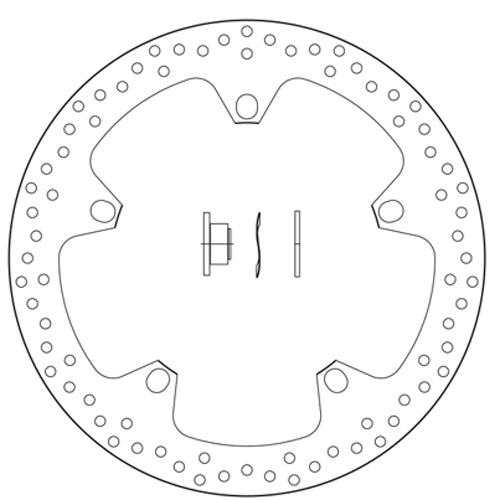DISCO FRENO SERIE ORO FISSO BREMBO 168B407D7 - Sestamarcia Racing Part Italia S.r.l.