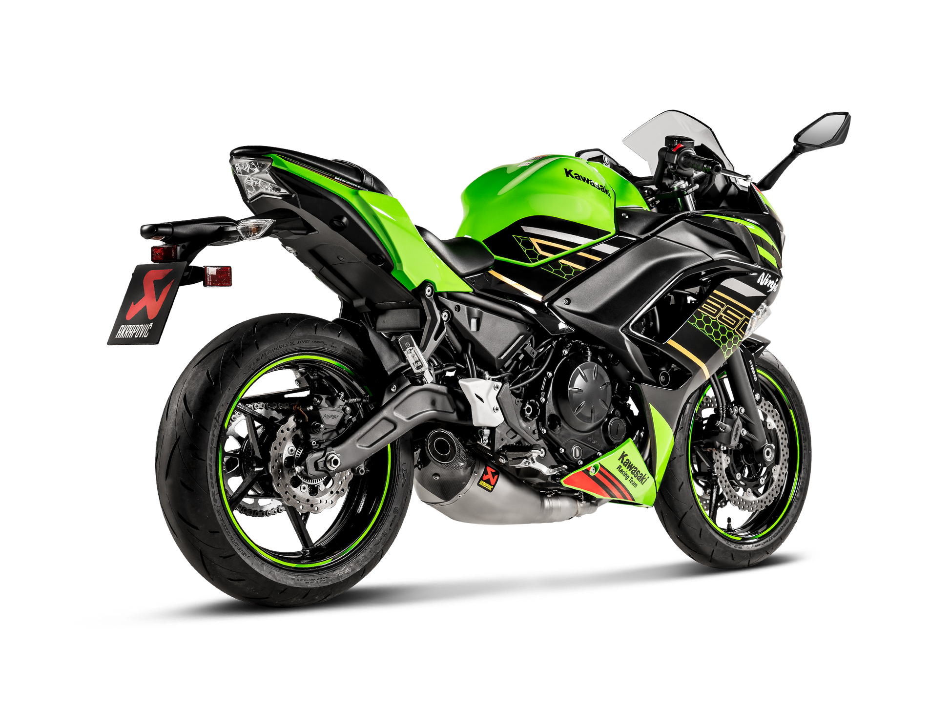 AKRAPOVIC TERMINALE TITANIO OMOLOGATO KAWASAKI NINJA 650 Z650 2017-20 - AKRAPOVIC immagine 3