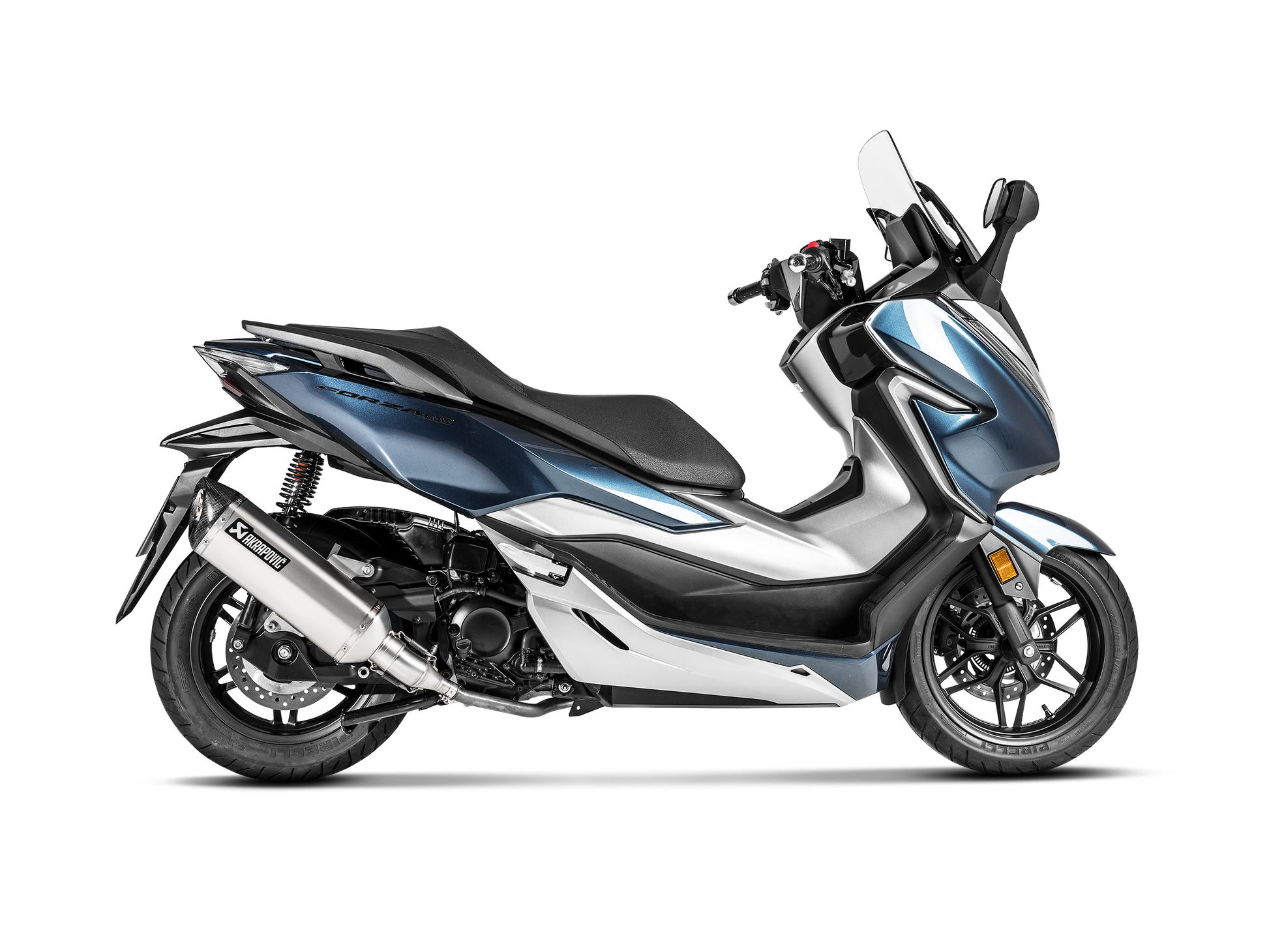AKRAPOVIC TERMINALE ACCIAIO INOX OMOLOGATO HONDA FORZA 250 FORZA 300 2018-20 - AKRAPOVIC immagine 2
