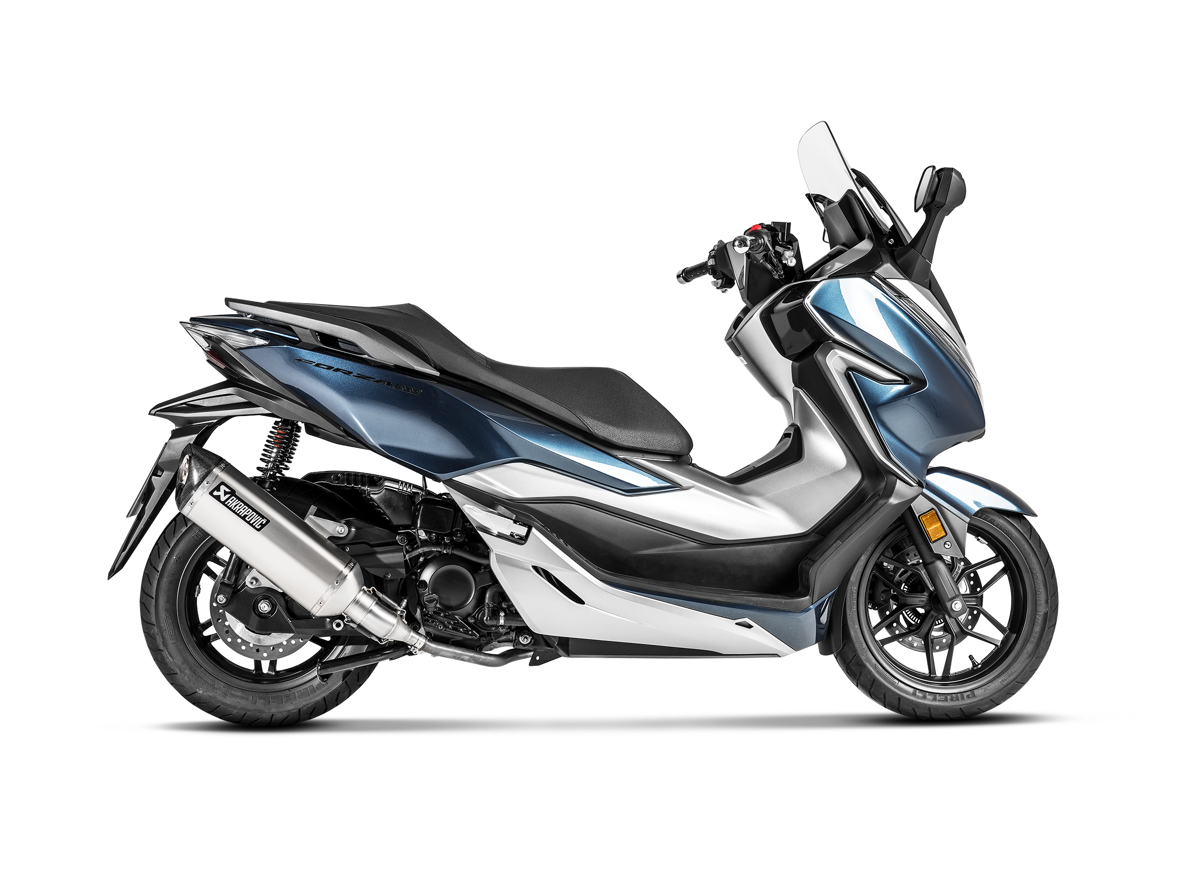 AKRAPOVIC TERMINALE ACCIAIO INOX OMOLOGATO HONDA FORZA 250 FORZA 300 2018-20 - AKRAPOVIC immagine 2