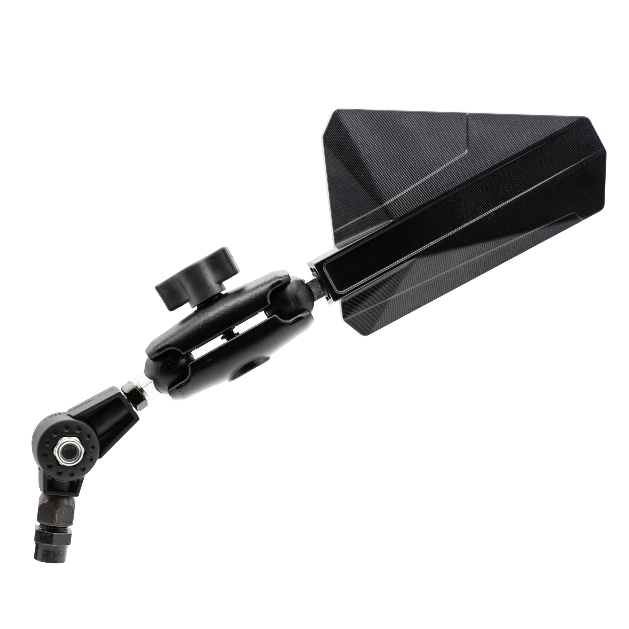 FAR REAR VIEW CYBERTRACK ROBOT ADVENTURE LEFT SIDE MIRROR MOTORCYCLE SCOOTER