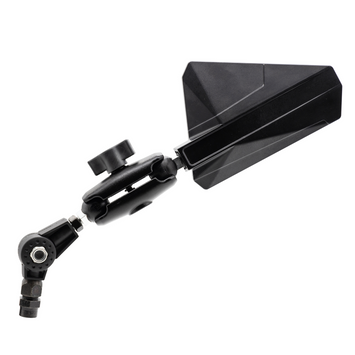 FAR REAR VIEW CYBERTRACK ROBOT ADVENTURE LEFT SIDE MIRROR MOTORCYCLE SCOOTER