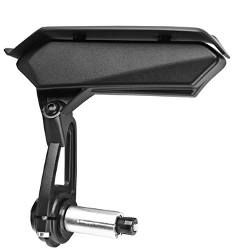 FAR RIGHT REAR VIEW MIRROR BAR END F1 SPOILER MIRROR MOTORCYCLE SCOOTER