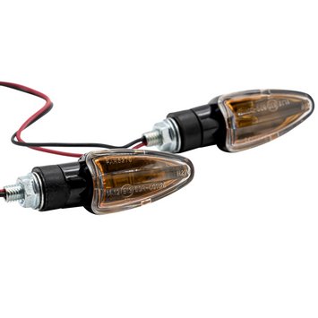 FAR MICRO LED INDICATORS CARBON AGGRESSIVE TURN SIGNALS MOTORCYCLE ACCESSORY
