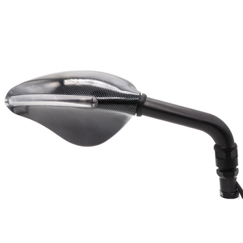 FAR VIPER CARBON RIGHT MIRROR MOTORCYCLE INTEGRATED LED MIRROR