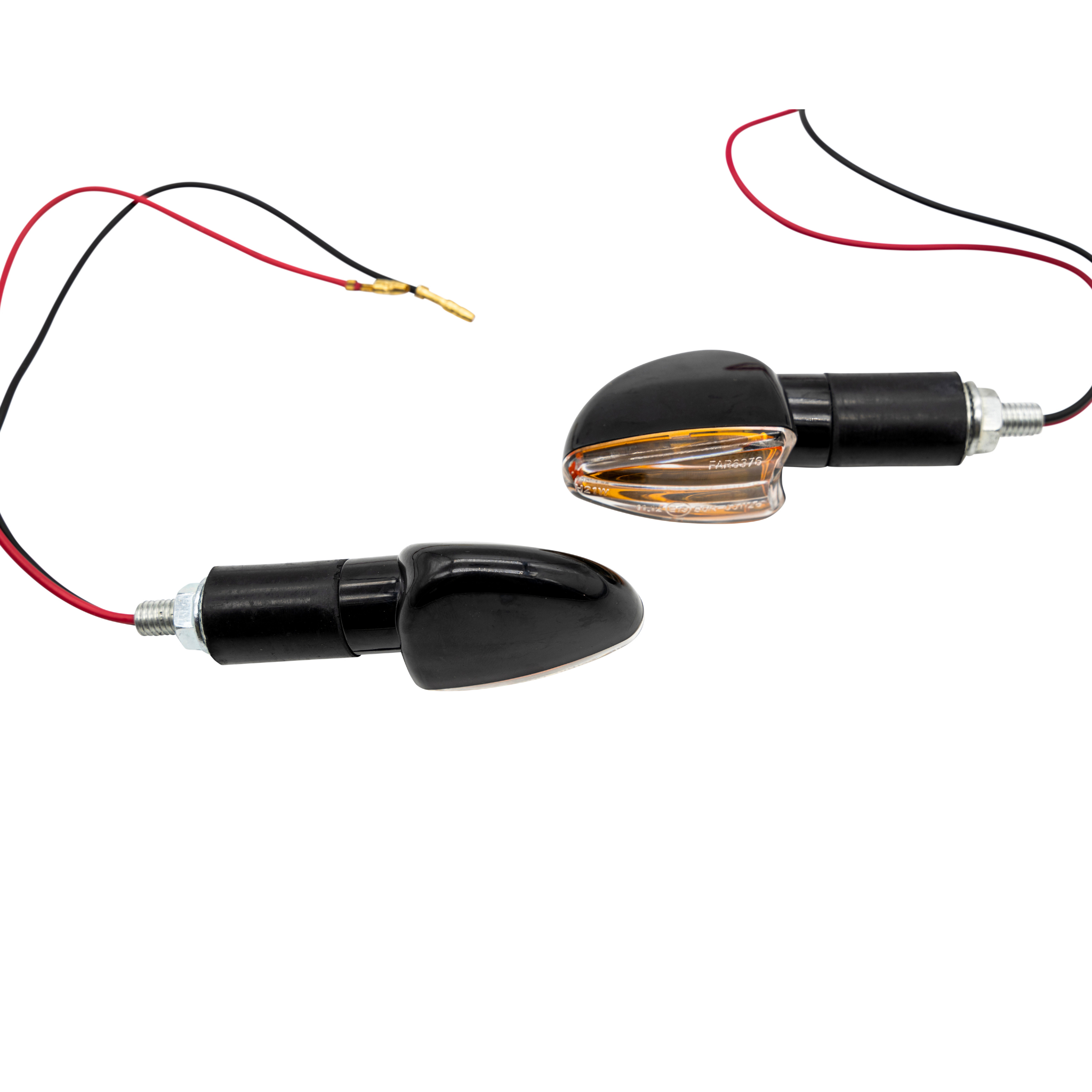 FAR COPPIA MICRO INDICATORI LED BLACK AGGRESSIVE FRECCE MOTO