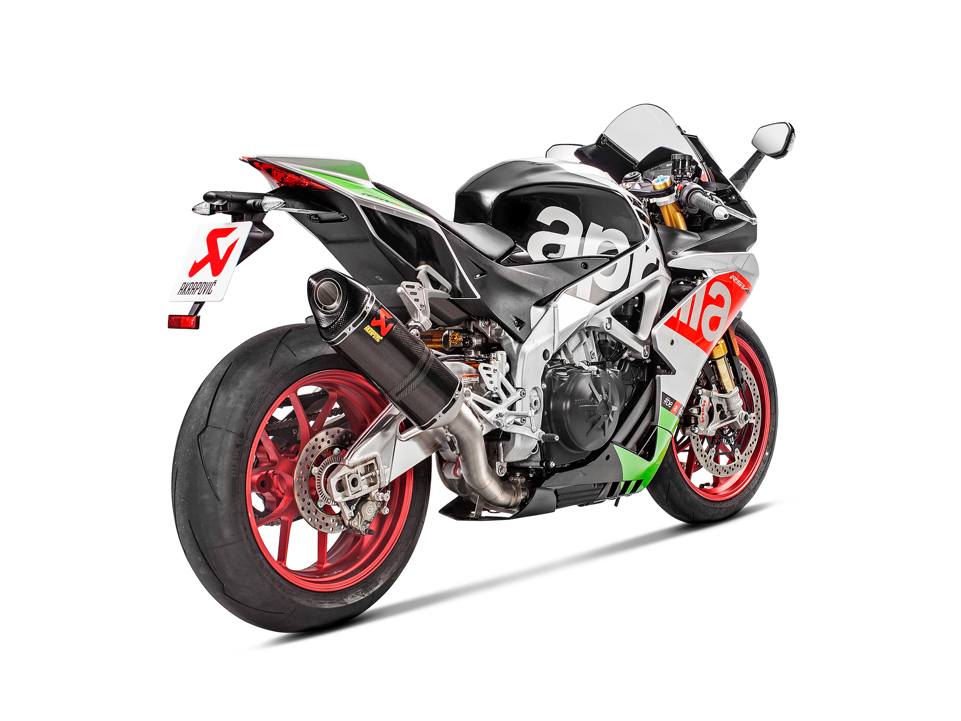 AKRAPOVIC TERMINALE CARBONIO RACING APRILIA RSV4 2017-20 - AKRAPOVIC immagine 3