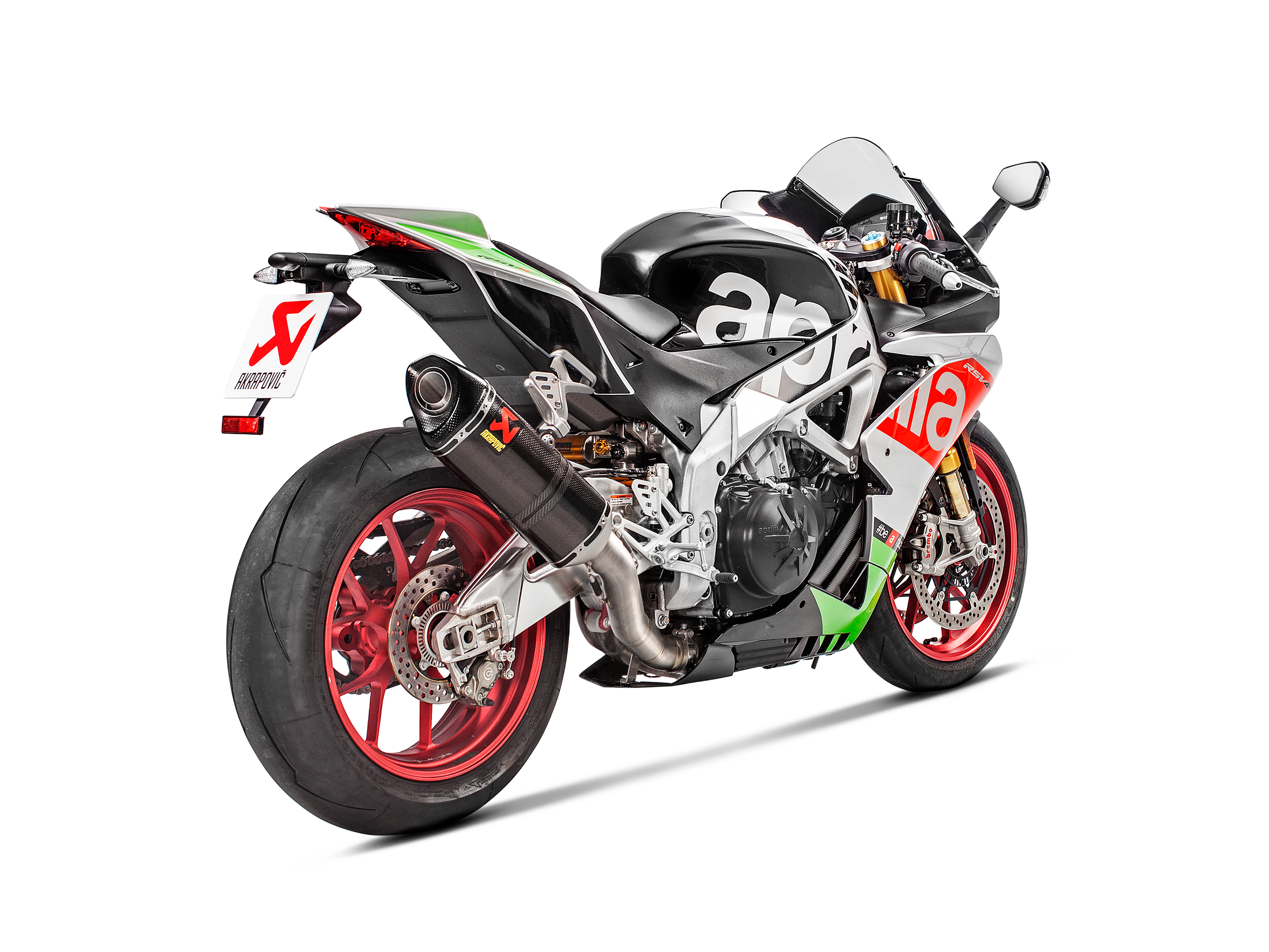 AKRAPOVIC TERMINALE CARBONIO RACING APRILIA RSV4 2017-20 - AKRAPOVIC immagine 3