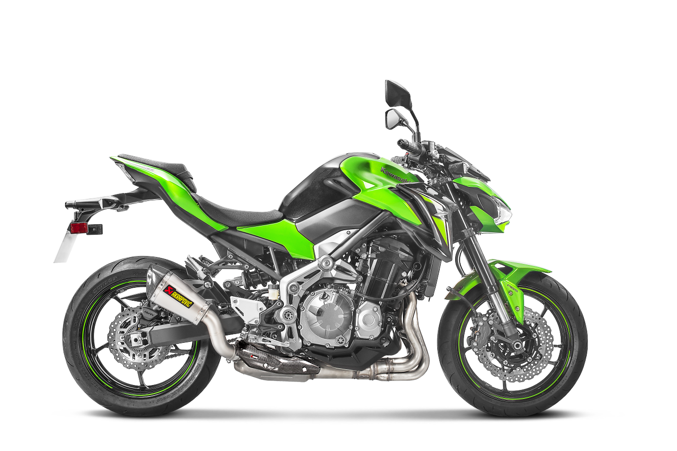 AKRAPOVIC TERMINALE TITANIO RACING KAWASAKI Z900 A2 2017-24 - AKRAPOVIC immagine 2
