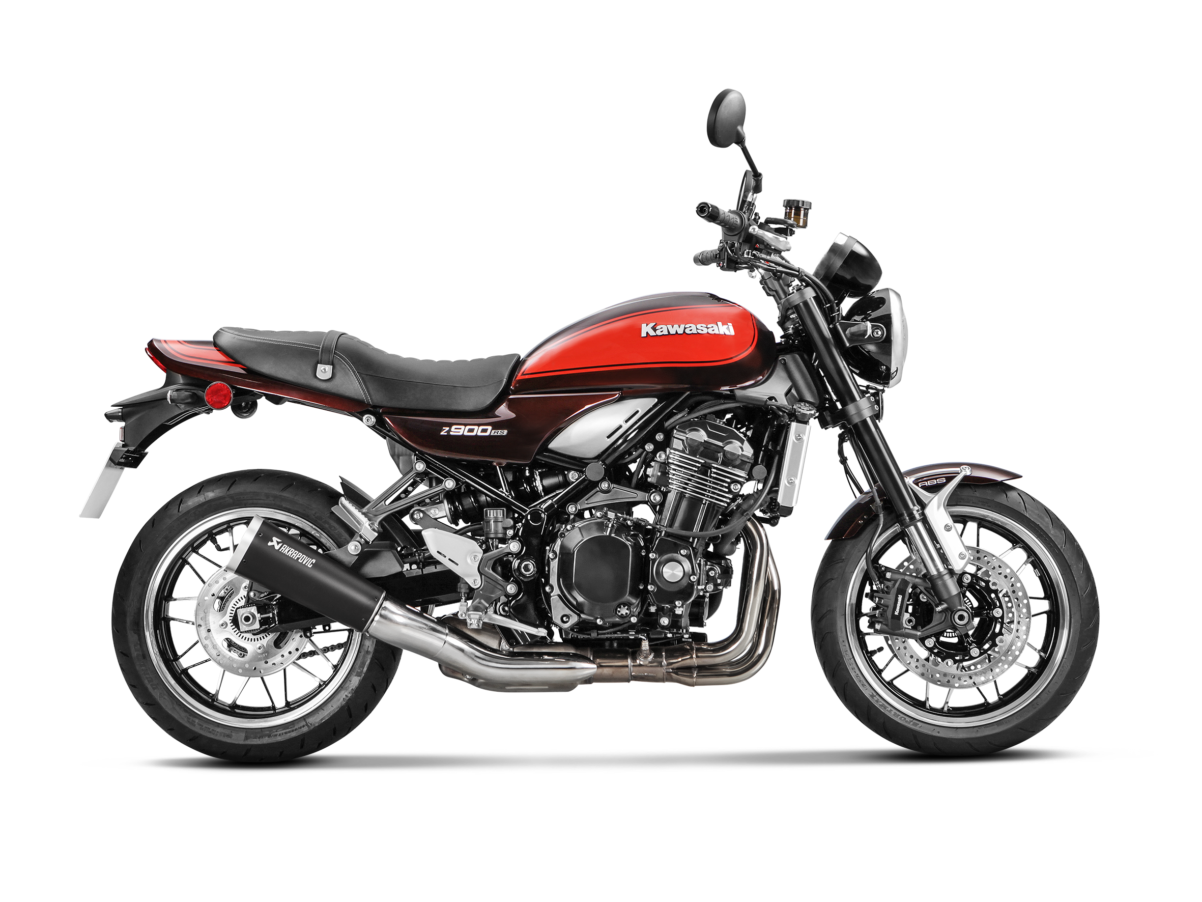 AKRAPOVIC TERMINALE TITANIO OMOLOGATO KAWASAKI Z900 RS / CAFE 2018-24 - AKRAPOVIC immagine 2