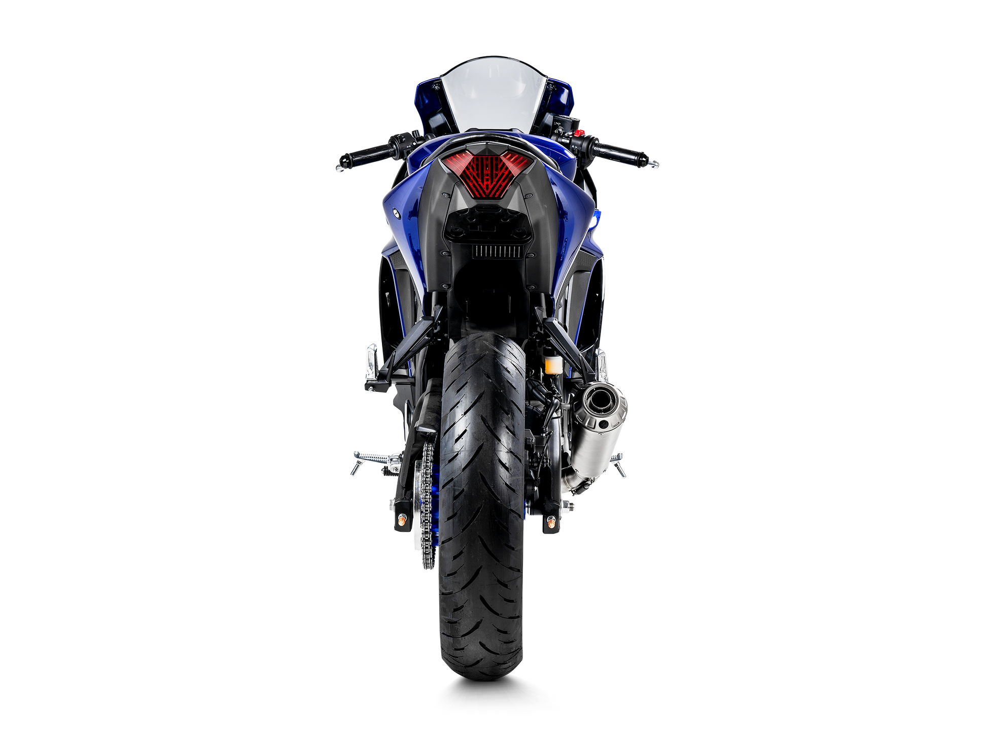 AKRAPOVIC TERMINALE ACCIAIO INOX RACING YAMAHA YZF-R3 2014-21 - AKRAPOVIC immagine 4