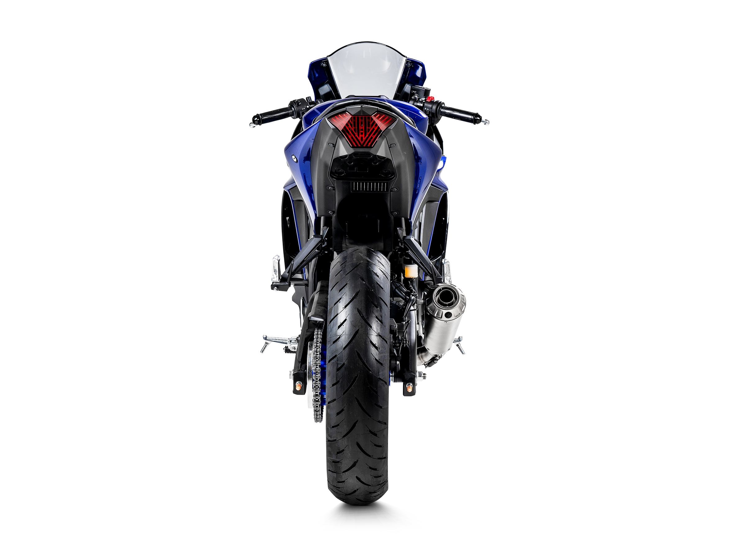 AKRAPOVIC TERMINALE ACCIAIO INOX RACING YAMAHA YZF-R3 2014-21 - AKRAPOVIC immagine 4