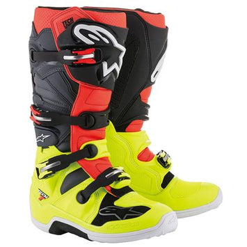 STIVALI OFF ROAD TECH 7 GIALLO NERO ROSSO
