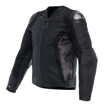 GIACCA DA MOTO IN PELLE DAINESE AVRO 5 NERA/ANTRACITE