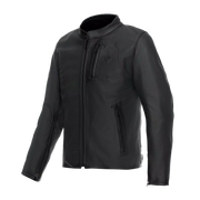 GIACCA DA MOTO IN PELLE TRAFORATA DAINESE FULCRO QDF NERA