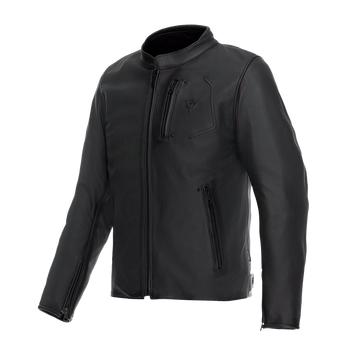 GIACCA DA MOTO IN PELLE TRAFORATA DAINESE FULCRO QDF NERA