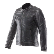 GIACCA DA MOTO IN PELLE DAINESE RADICALE NERA