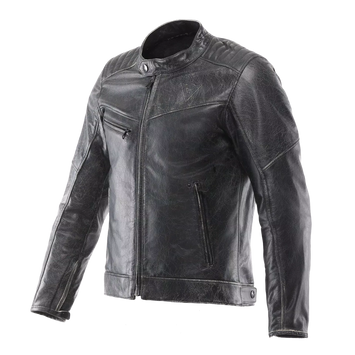 GIACCA DA MOTO IN PELLE DAINESE RADICALE NERA
