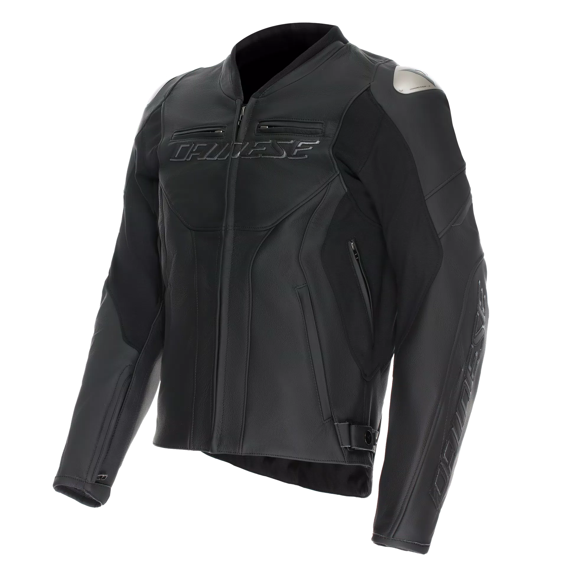 GIACCA DA MOTO IN PELLE DAINESE RACING 5 NERA