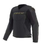 GIACCA DA MOTO IN PELLE DAINESE RACING 5 NERA/ORO
