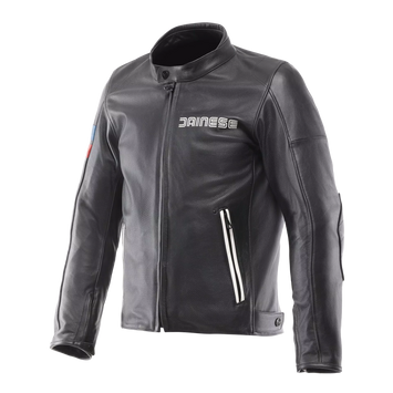 GIACCA DA MOTO IN PELLE TRAFORATA DAINESE LEGGENDA NERA