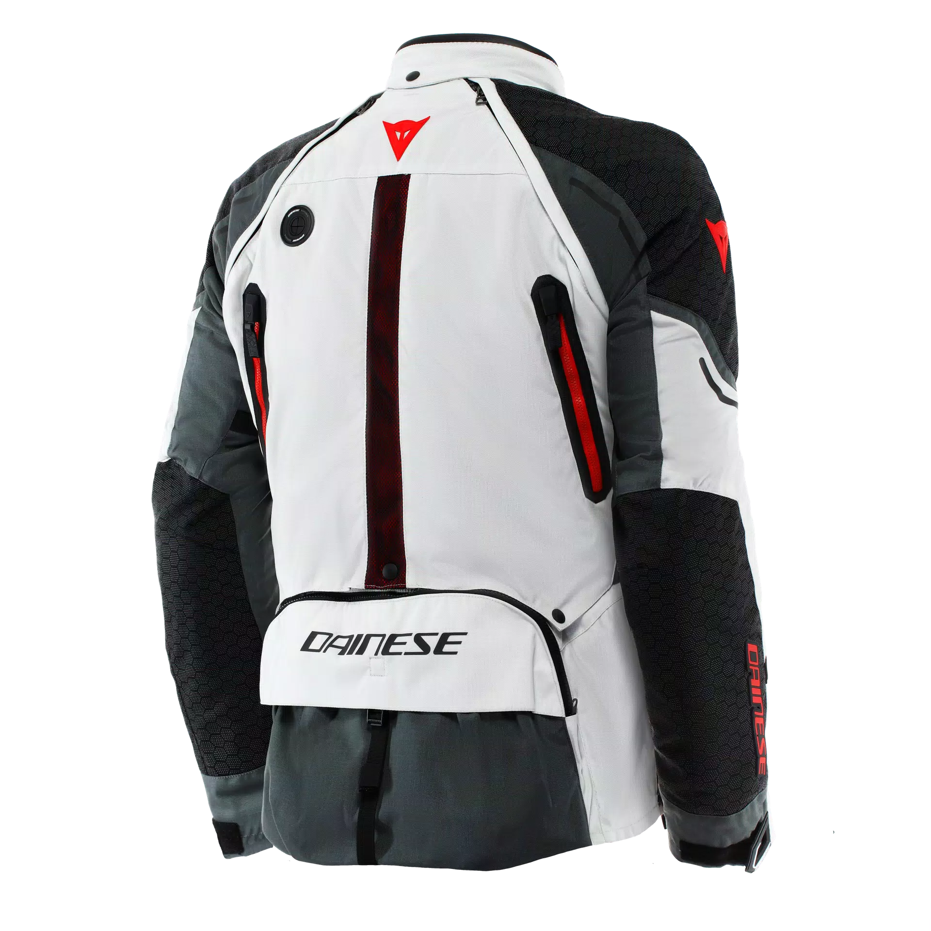 GIACCA DA MOTO IMPERMEABILE DAINESE SUPER ADVENTURE ABSOLUTESHELL GLACIER GREY/IRON GATE/RED