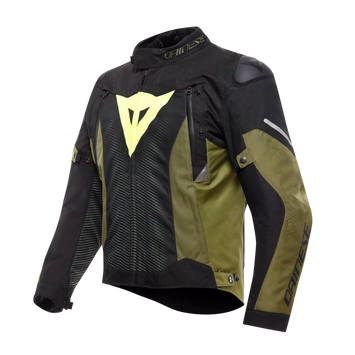 GIACCA DA MOTO IMPERMEABILE DAINESE SUPER SPRINT D-DRY BLACK/GREEN/FLUO YELLOW