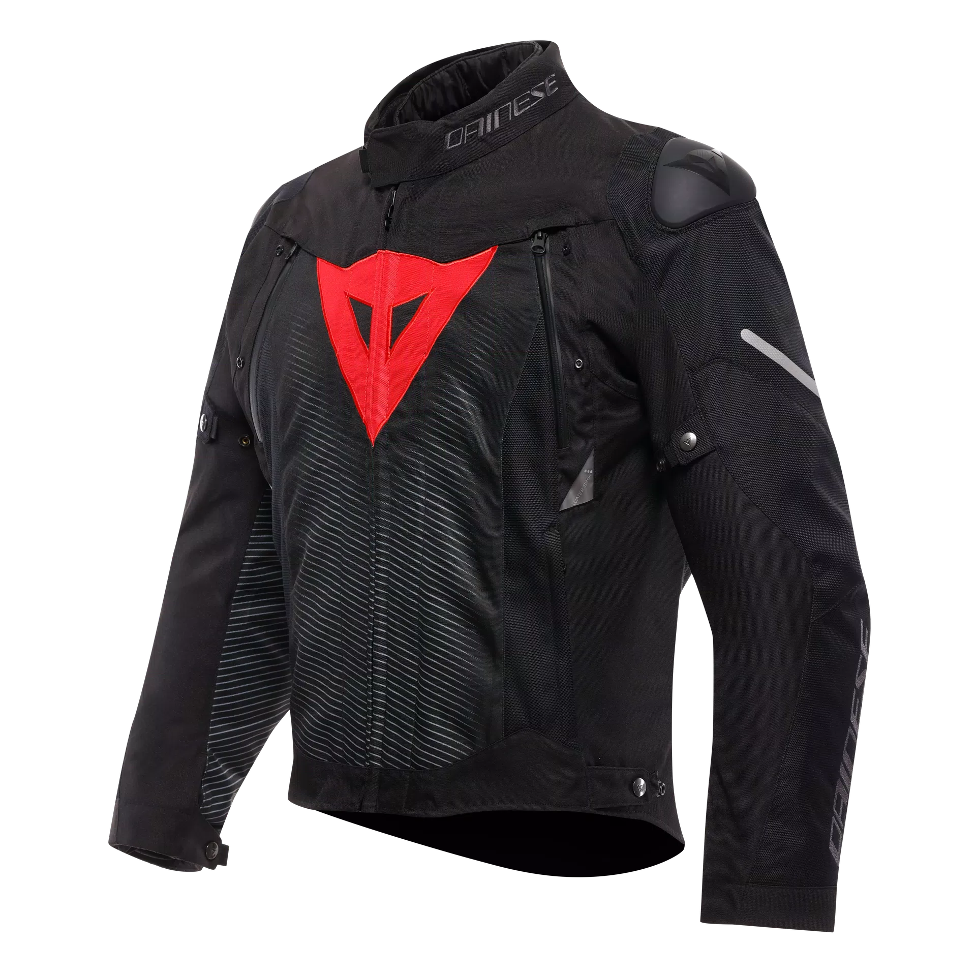 GIACCA DA MOTO IMPERMEABILE DAINESE SUPER SPRINT D-DRY BLACK/BLACK/RED-LAVA