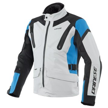 GIACCA IN TESSUTO DAINESE MODELLO TONALE D-DRY IMPERMEABILE 4 STAGIONI GRIGIO/BLU/NERO