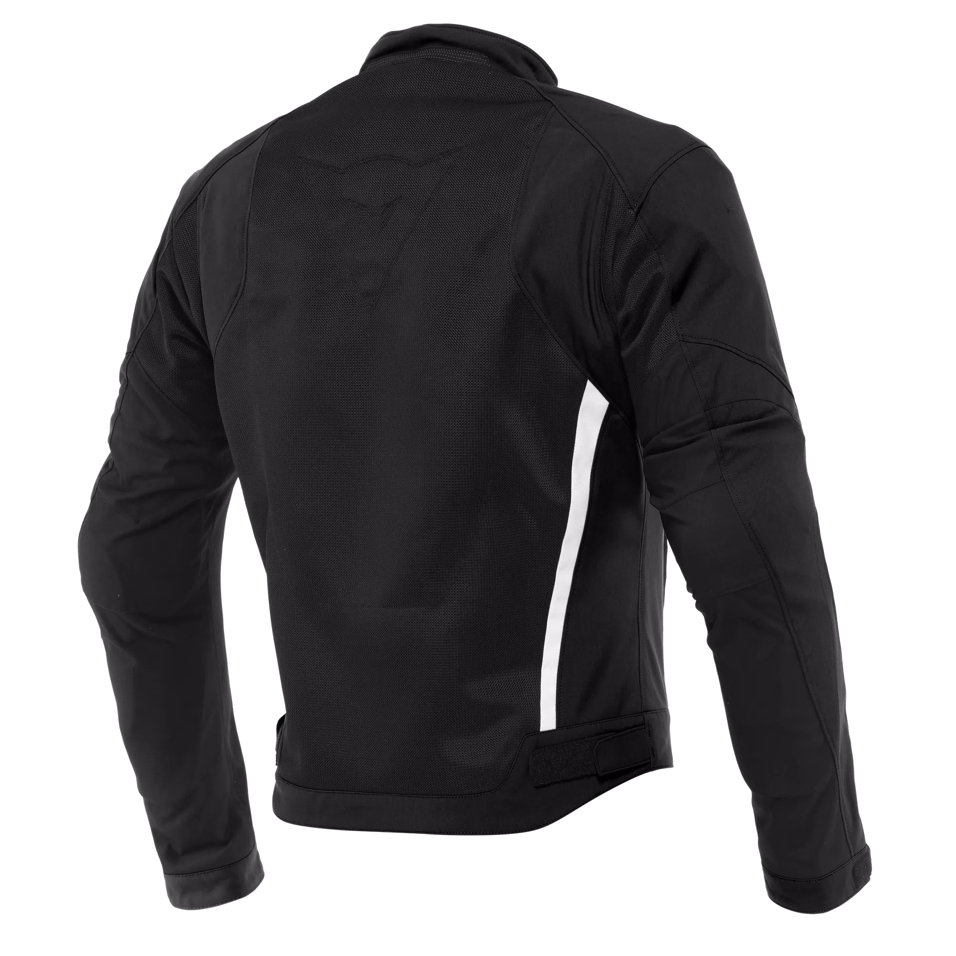 Dainese HydraFlux 2 Air black and white perforated waterproof motorcycle jacket with D-Dry technology