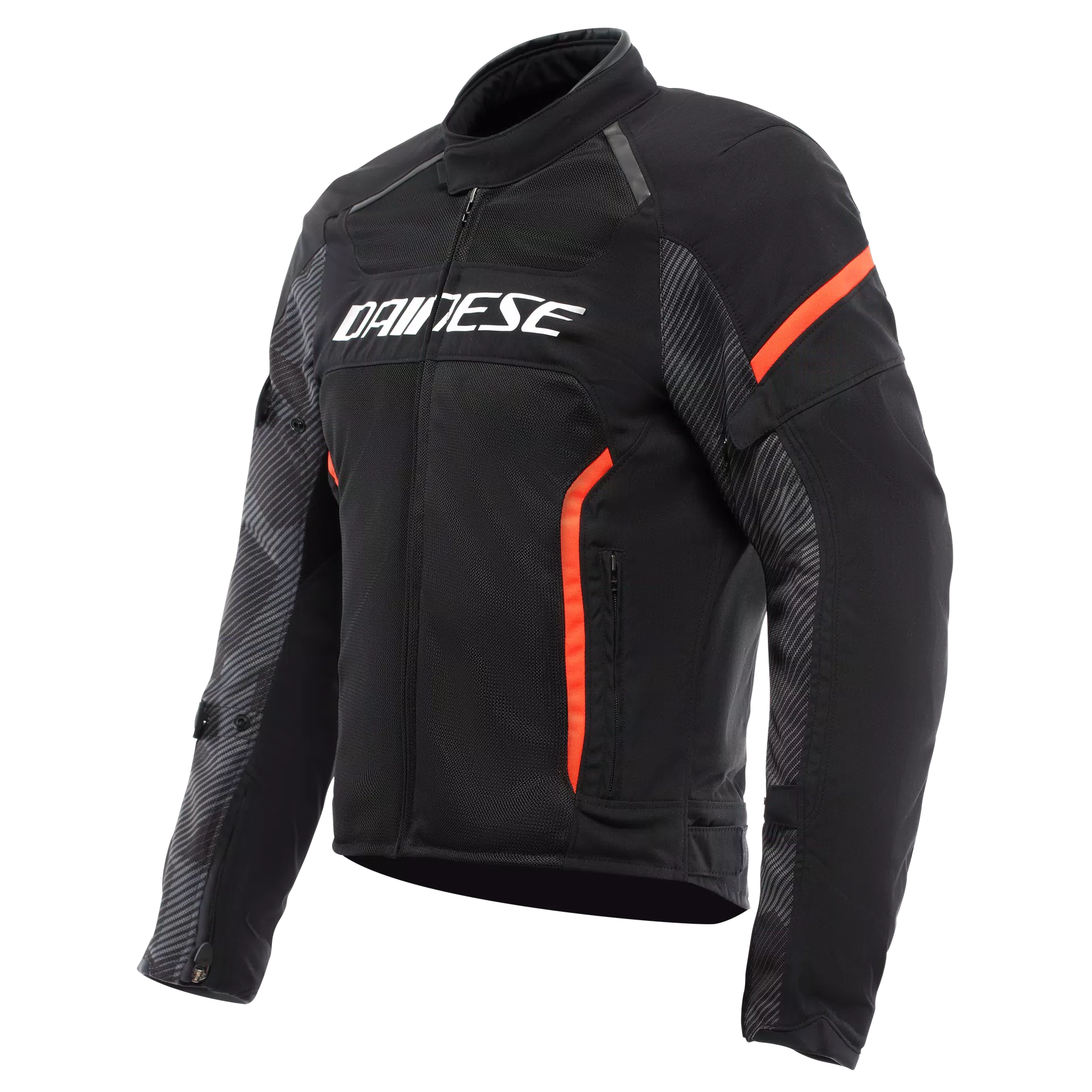 GIACCA DA MOTO IN TESSUTO TRAFORATA DAINESE AIR FRAME 3 NERA/ROSSA