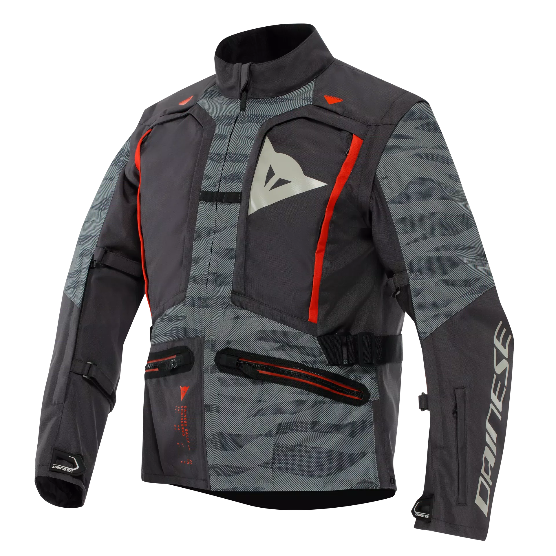 GIACCA DA MOTO IN TESSUTO DAINESE STERRATO EBONY/DESERT SAGE