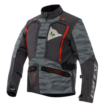GIACCA DA MOTO IN TESSUTO DAINESE STERRATO EBONY/DESERT SAGE