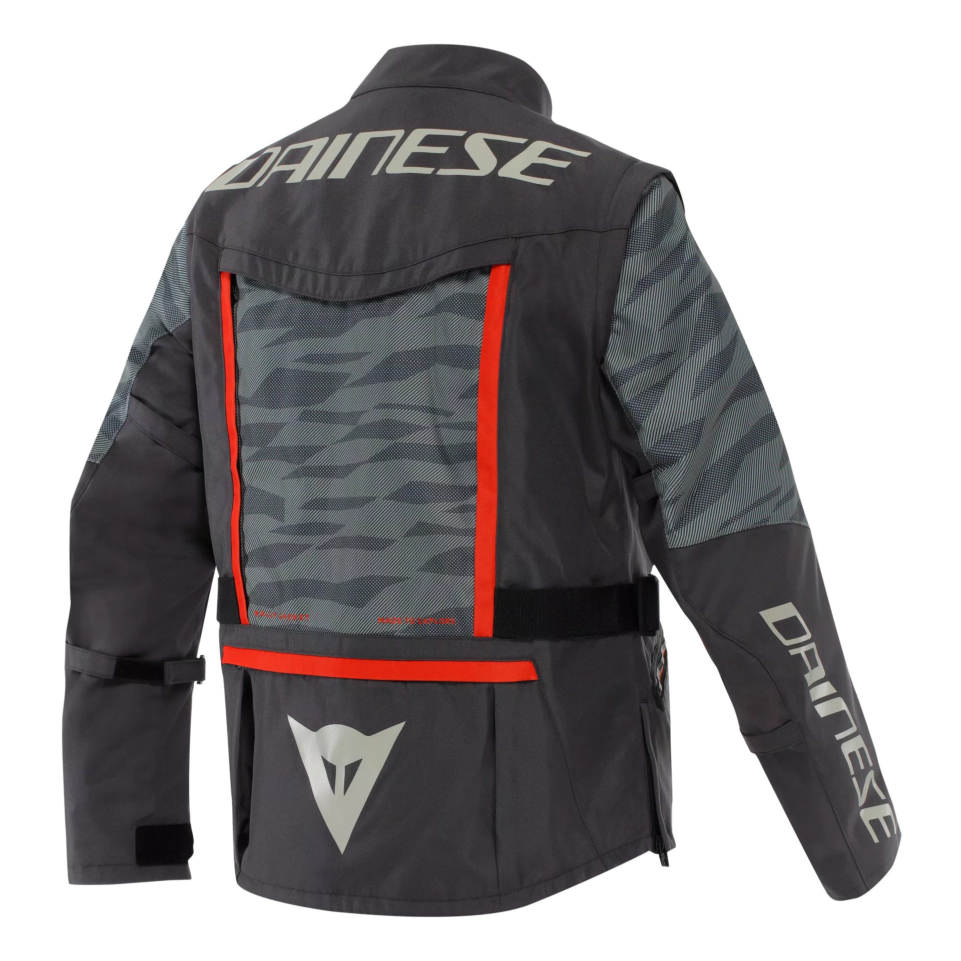 GIACCA DA MOTO IN TESSUTO DAINESE STERRATO EBONY/DESERT SAGE