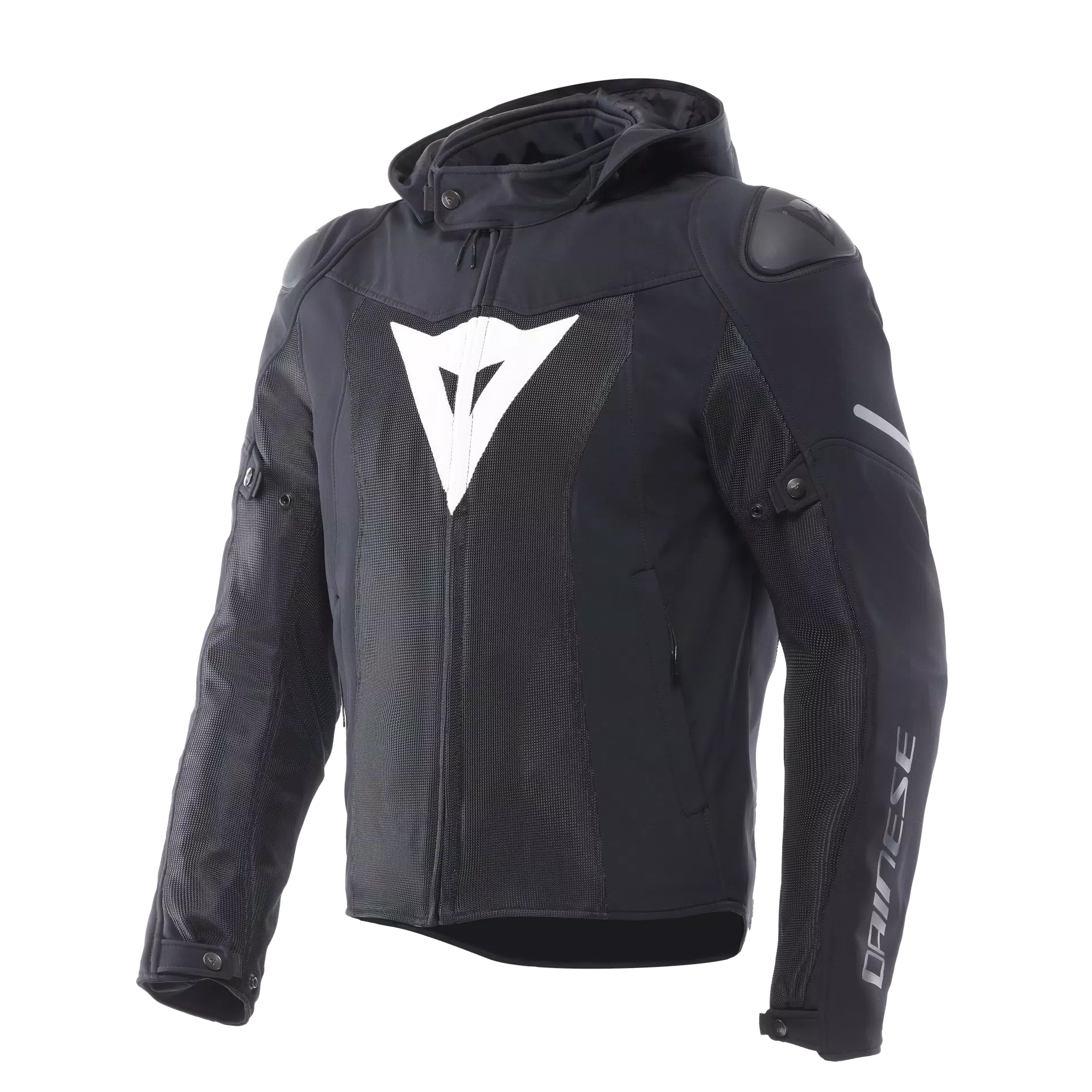 GIACCA DA MOTO IN TESSUTO DAINESE SUPER SPRINT AIR TEX NERA/BIANCA