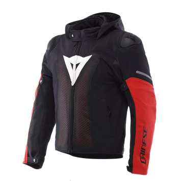 GIACCA DA MOTO IN TESSUTO DAINESE SUPER SPRINT AIR TEX NERA/BIANCA/ROSSA