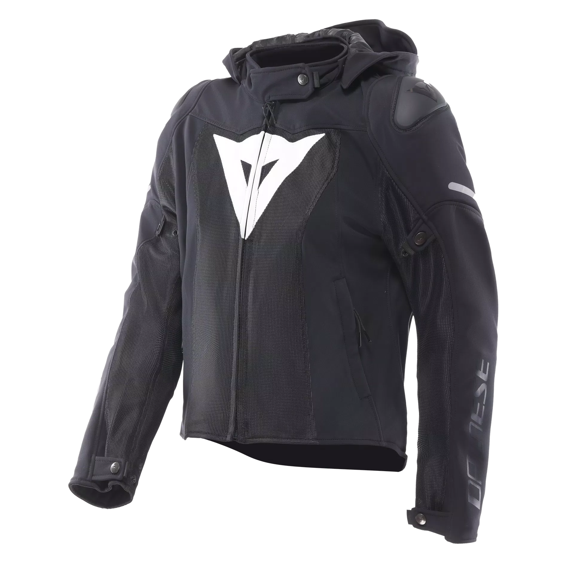 GIACCA DA MOTO DONNA IN TESSUTO DAINESE SUPER SPRINT AIR TEX NERA/BIANCA