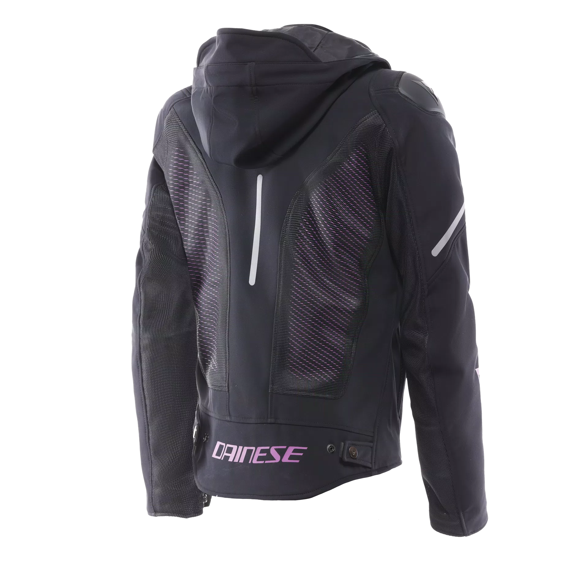GIACCA DA MOTO DONNA IN TESSUTO DAINESE SUPER SPRINT AIR TEX NERA/ROSA/VIOLA