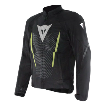 GIACCA DA MOTO IN TESSUTO TRAFORATA DAINESE HEROSPHERE NERA/BIANCA/GIALLA