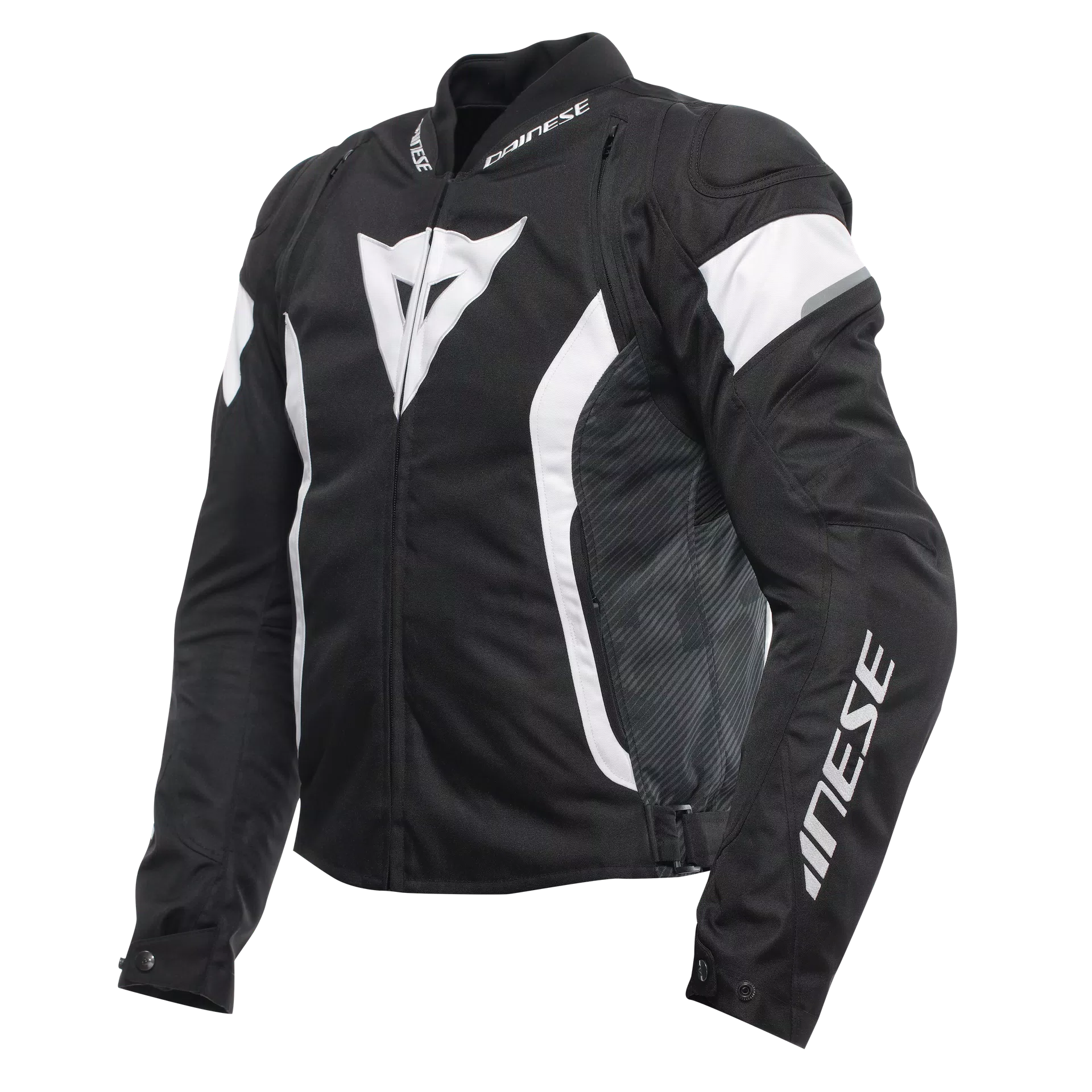 GIACCA DA MOTO IN TESSUTO DAINESE NERA/BIANCA