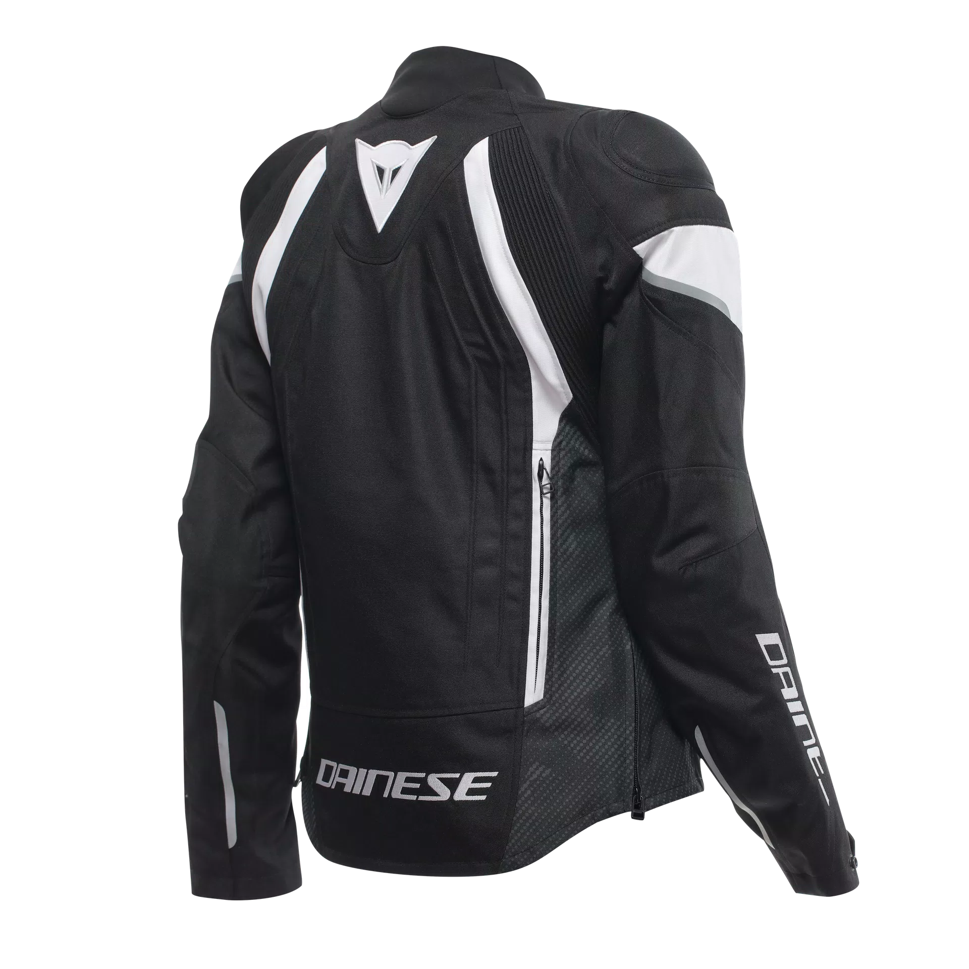 GIACCA DA MOTO DONNA IN TESSUTO DAINESE NERA/BIANCA