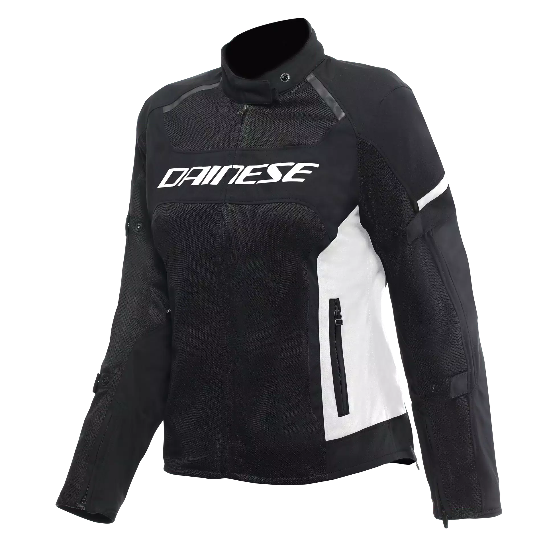 GIACCA DA MOTO DONNA IN TESSUTO TRAFORATA DAINESE AIR FRAME 3 NERA/BIANCA