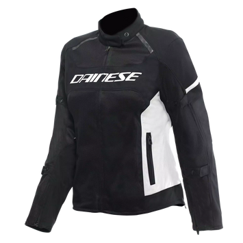 GIACCA DA MOTO DONNA IN TESSUTO TRAFORATA DAINESE AIR FRAME 3 NERA/BIANCA