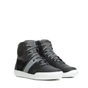 Dainese York Air motorcycle shoes in black, featuring breathable mesh and protective design for riding comfort.