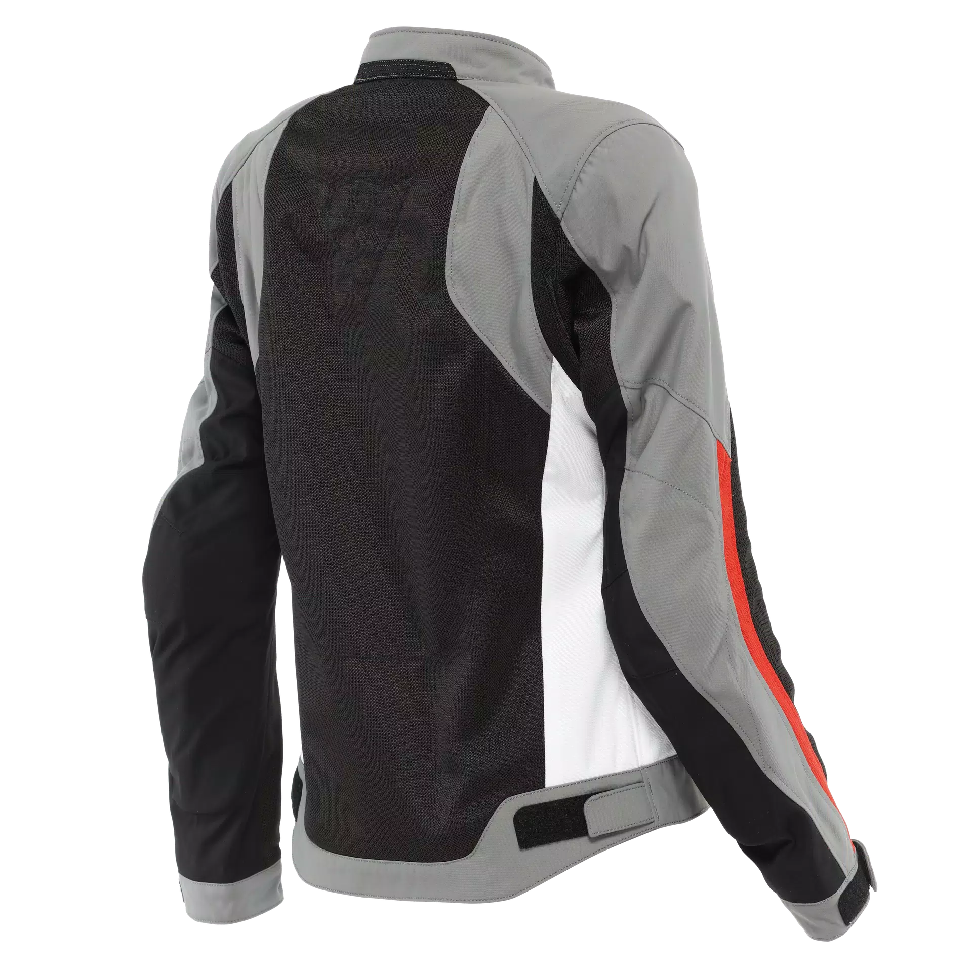 GIACCA DA MOTO DONNA TRAFORATA IMPERMEABILE DAINESE HYDRAFLUX 2 AIR D-DRY LADY BLACK/CHARCOAL GRAY/LAVA RED